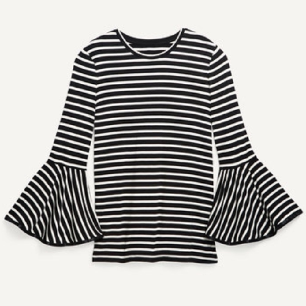 Maette by Stella & Dot Avery Bell Sleeve Knit Top